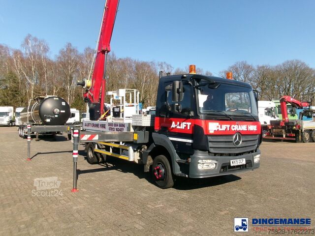 Kranbil Mercedes Atego 816 4x2 Bocker AK 32/1500 SPS crane