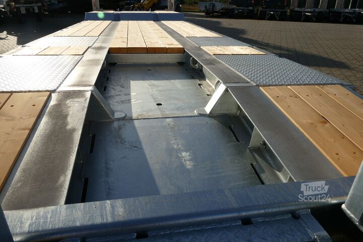 Remolque de plataforma baja MÜLLER-MITTELTAL T3 Profi 30,0 Neu, Baggerstiel, Luftfed.