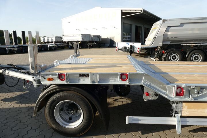 Remolque de plataforma baja MÜLLER-MITTELTAL T3 Profi 30,0 Neu, Baggerstiel, Luftfed.