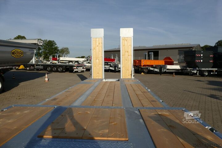 Remolque de plataforma baja MÜLLER-MITTELTAL T3 Profi 30,0 Neu, Baggerstiel, Luftfed.