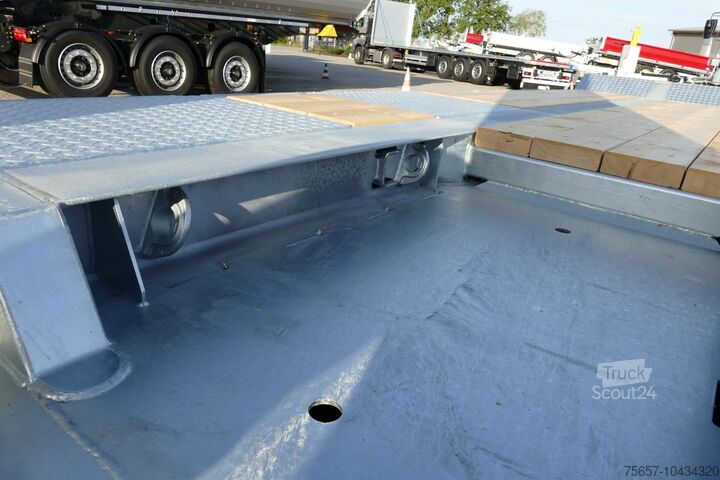 Remolque de plataforma baja MÜLLER-MITTELTAL T3 Profi 30,0 Neu, Baggerstiel, Luftfed.