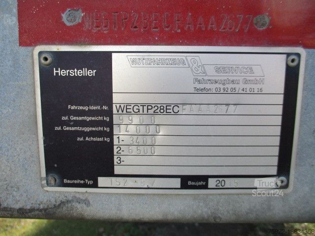 Tieflader-Sattelauflieger  N&S Tieflader