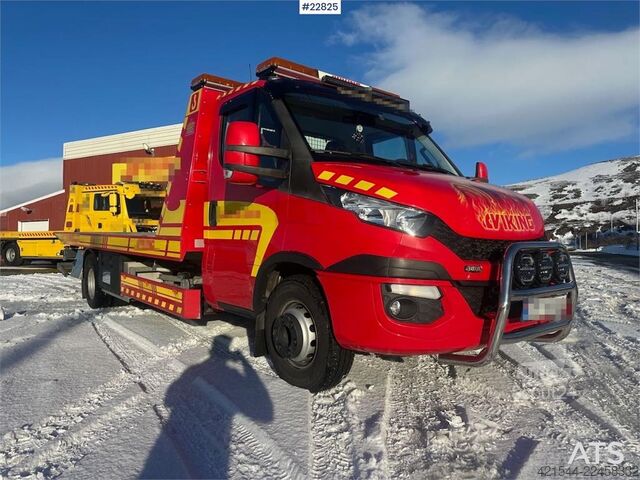 Véhicule de dépannage Iveco 70-170 tow truck w/ 2 sets of tires, aluminum body