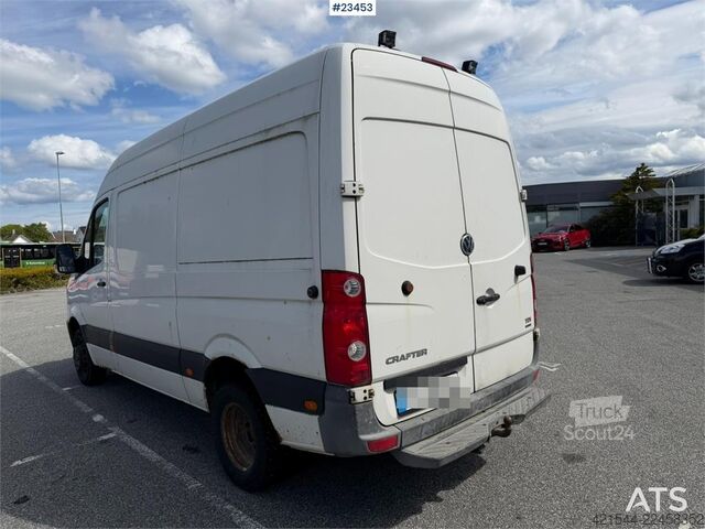 Yüksek tavanlı istasyon vagonu VW Crafter van with interior