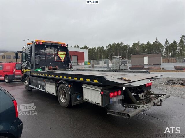Bärgningsfordon MAN TGM 15.240 4x2 tow truck w/ frame winch, tow boom