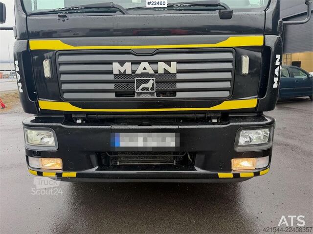 Bärgningsfordon MAN TGM 15.240 4x2 tow truck w/ frame winch, tow boom