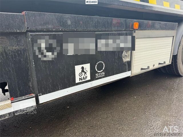 Bärgningsfordon MAN TGM 15.240 4x2 tow truck w/ frame winch, tow boom