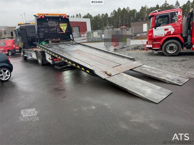 Bärgningsfordon MAN TGM 15.240 4x2 tow truck w/ frame winch, tow boom