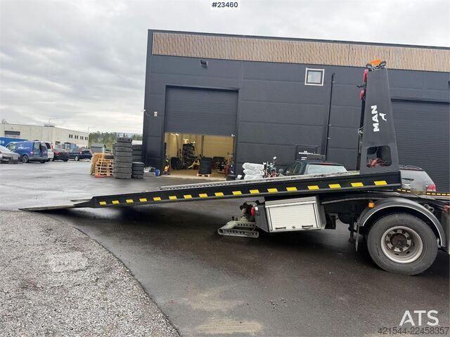 Bärgningsfordon MAN TGM 15.240 4x2 tow truck w/ frame winch, tow boom