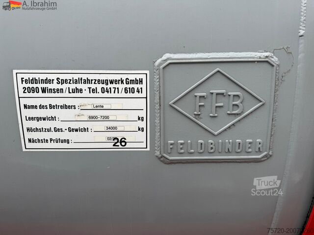 Silo yarı römork Feldbinder KIP 57.3 Kippsilo | 57 m³ | Scheibenbremse | 1 Kammer | 24V Bordhydraulik