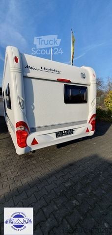 Caravane HOBBY Excellent 490 SFf Markise, Mover & Fahrradträger