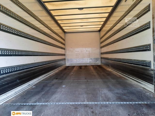 LKW mit Kofferaufbau MERCEDES-BENZ 1624 L Koffer 7,30 m mit Tür + LBW 2t