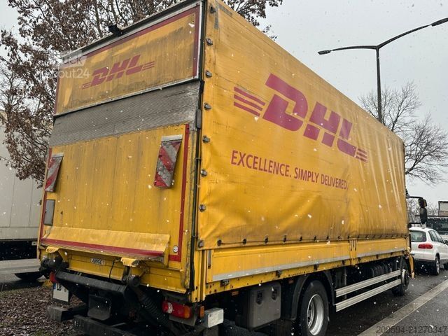 Camión plataforma con toldo IVECO Eurocargo 140-250, Plane/Spiegel, LBW, AHK,KLIMA