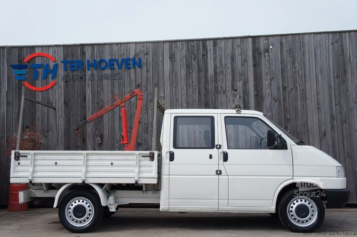 Pick-up furgonas VW T4 2.4D Pritsche Doppelkabine Kran