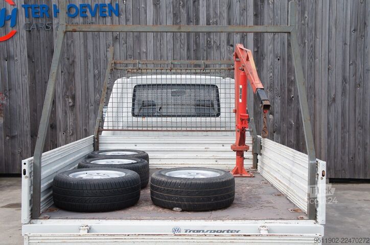Pick-up furgonas VW T4 2.4D Pritsche Doppelkabine Kran