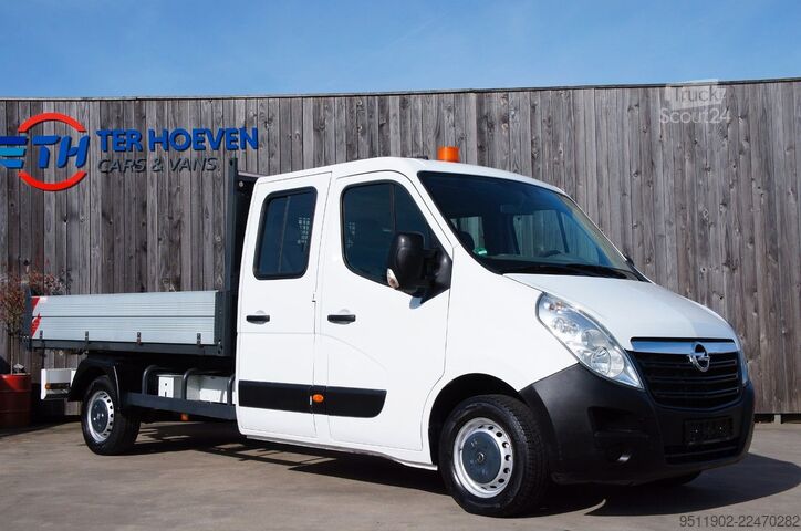 Savitarnos furgonas OPEL Movano 2.3 CDTi Kipper Doka 7-Sitzer AHK Euro5