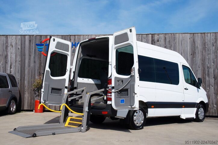 Minibus MERCEDES-BENZ Sprinter 313 CDi Rollstuhlrampe 7+1 Sitz 95KW E6