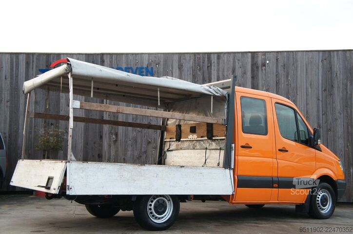 Gardinsided kassevogn MERCEDES-BENZ Sprinter 313 CDI Sprinter Doka Plane 7-Stz. AHK