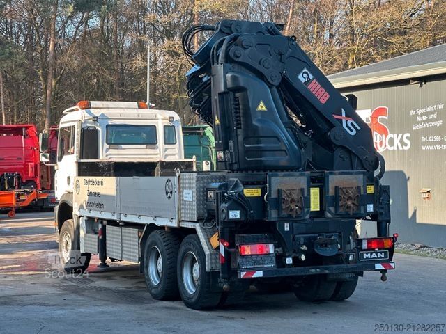 Camion plateau MAN TGA 33.463 6x4 BL HIAB XS600-E6 JIP Winde Funk