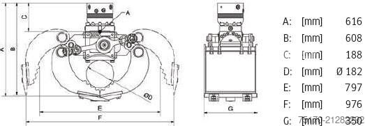 Pinza DMS SG3535 Sortiergreifer inkl. Rotator / NEU