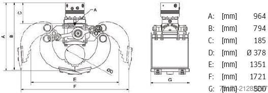 Pinza DMS SG9050 Grabgreifer Sortiergreifer / NEU / lagernd
