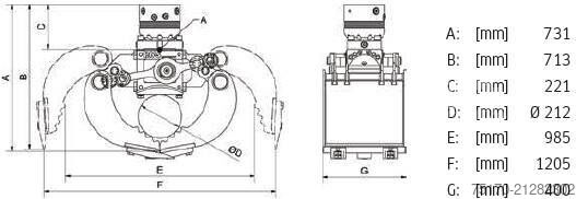 Tutucu DMS SG6040 Grabgreifer Sortiergreifer / NEU / lagernd