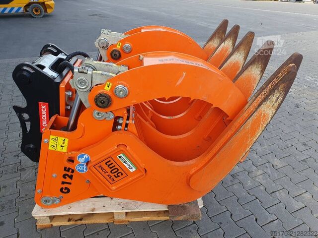 Westtech Woodcracker G1250 rastrello per estirpare ceppaie / bracci di presa OQ65 DEMO Westtech Woodcracker G1250 Roderechen / Greifarme OQ65 DEMO