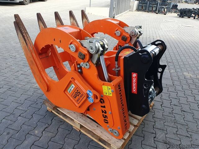 Westtech Woodcracker G1250 rastrello per estirpare ceppaie / bracci di presa OQ65 DEMO Westtech Woodcracker G1250 Roderechen / Greifarme OQ65 DEMO