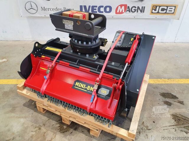 Broyeur Seppi M. MINI-BMS 105 Forstmulcher / Drehmotor / MS08 /