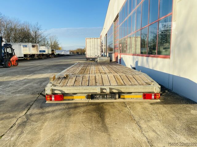 Низкорамный прицеп Möslein TTS 11 Schwebheim  Tandemtieflader