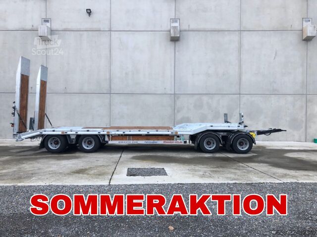 Ρυμουλκούμενο χαμηλού φορτίου Möslein T 4 VB H1  neuer 4 Achs Tieflader hydraulischen Rampen
