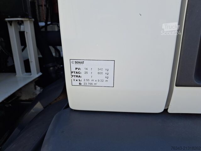 BENNE A ORDURES MENAGERES RENAULT D26 WIDE 320 - 6X2 - E6 - SEMAT C337