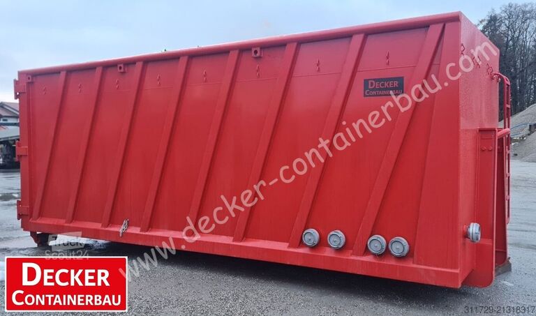 Kontejner s kavljem Decker Containerbau Abrollcontainer, Püffercontainer