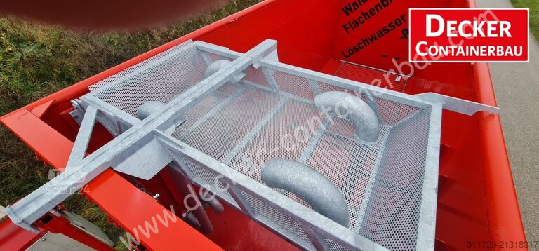 Kontejner s kavljem Decker Containerbau Abrollcontainer, Püffercontainer
