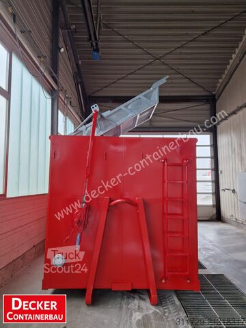 Kontejner s kavljem Decker Containerbau Abrollcontainer, Püffercontainer