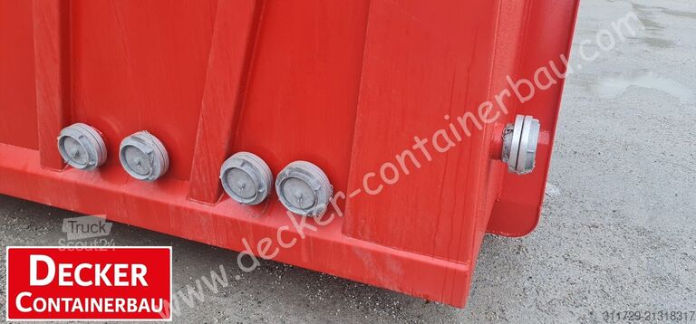 Kontejner s kavljem Decker Containerbau Abrollcontainer, Püffercontainer