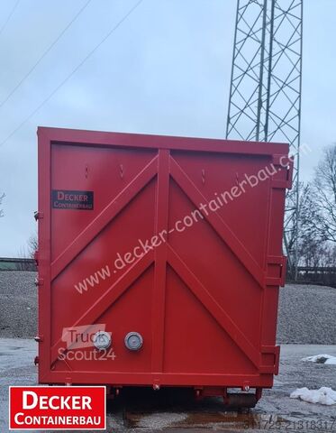 Kontejner s kavljem Decker Containerbau Abrollcontainer, Püffercontainer