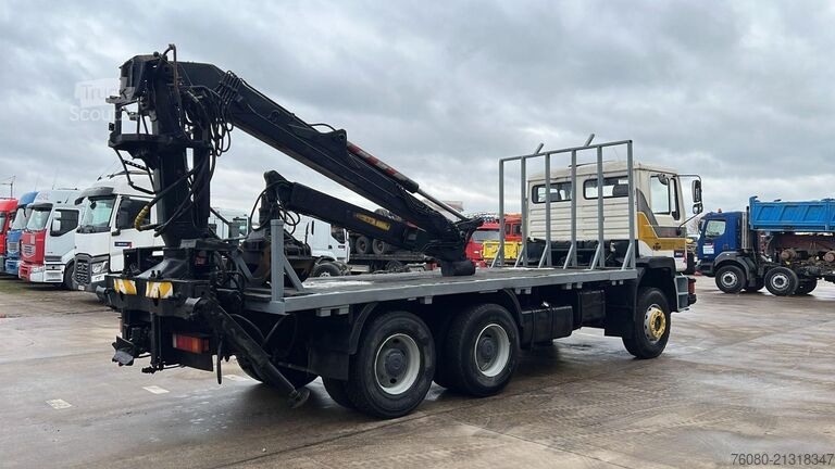 Plataforma remolque MAN 27.402 (WITHOUT CRANE / CRANE SOLD / 6 CYLINDER...