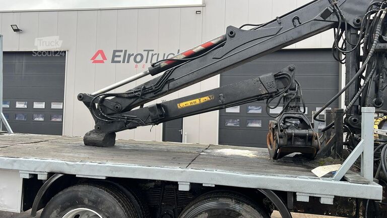 Plataforma remolque MAN 27.402 (WITHOUT CRANE / CRANE SOLD / 6 CYLINDER...