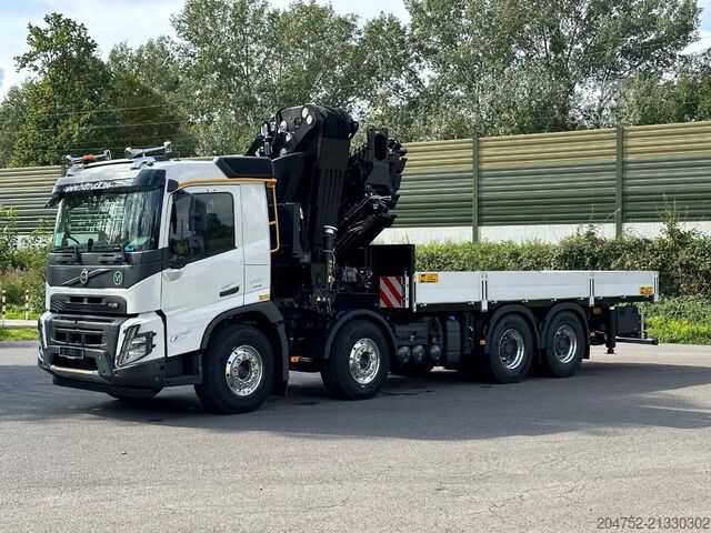 Ciężarówka z dźwigiem Volvo FMX 500 Volvo FMX 500 8x4 Effer-Ladekran 955-8s...