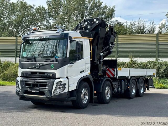 Ciężarówka z dźwigiem Volvo FMX 500 Volvo FMX 500 8x4 Effer-Ladekran 955-8s...
