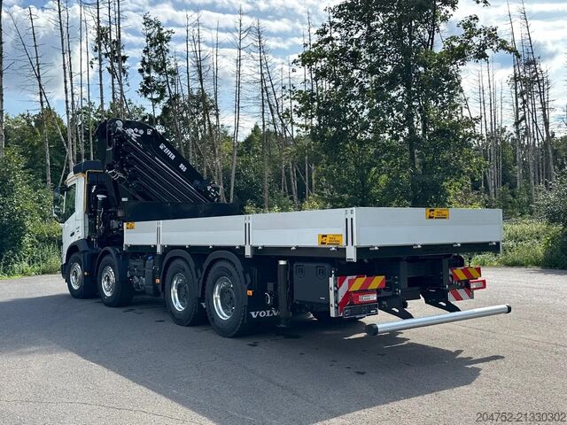 Ciężarówka z dźwigiem Volvo FMX 500 Volvo FMX 500 8x4 Effer-Ladekran 955-8s...