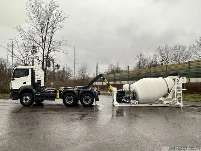 Mixer MAN TGS 33.480 MAN TGS 33.480 6x4 Euro6e Abroller +...