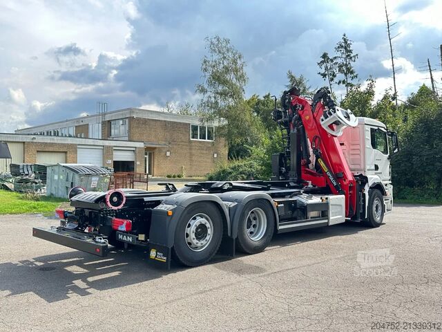 Hakenarmsystem MAN TGS 26.480 MAN TGS 26.480 6x2 Abrollkipper + Kr...