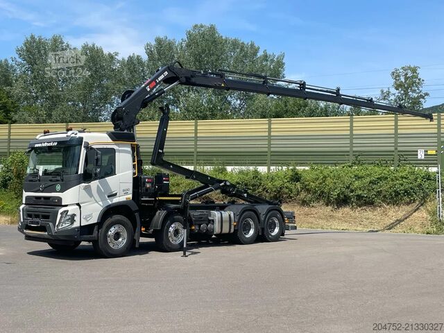 Hakenarmsystem Volvo FMX 500 Volvo FMX 500 8x4 Abrollkipper + Kran H...