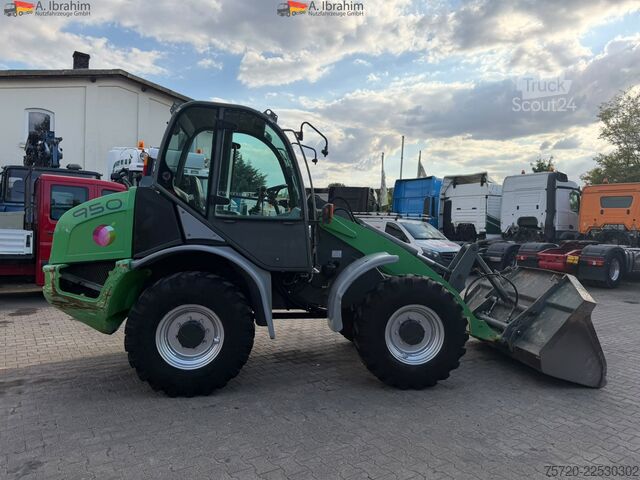 Pyöräkuormaaja Kramer 950 Allrad Schnellwechsler Gabel Schaufel