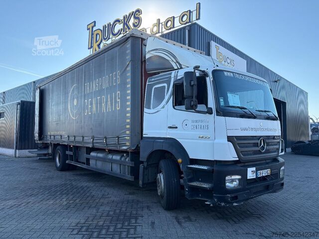 Schiebeplane Mercedes-Benz Axor 1833 + MANUAL + SLEEPCAB + LOADLIFT + 18T