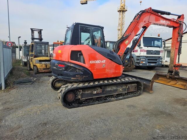 Mini ekskavatör KUBOTA KX 080-4