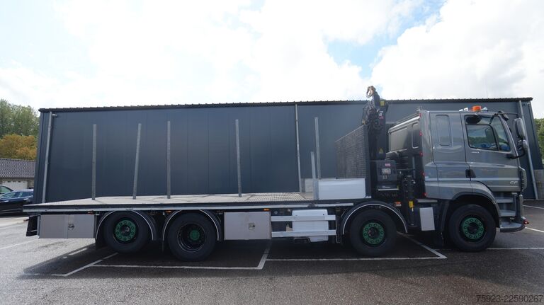 Автокран DAF CF 480 8x2 Open box truck with Hiab X-Hiduo 228...