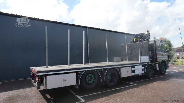 Автокран DAF CF 480 8x2 Open box truck with Hiab X-Hiduo 228...
